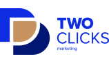 Logo Two clicks marketing