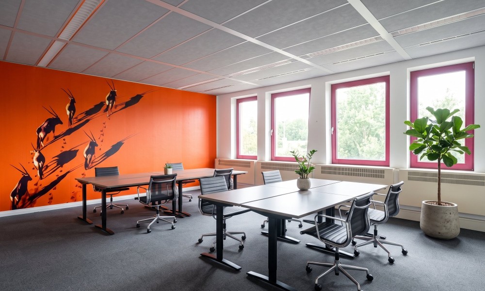 Ruimte 3B met muurschildering